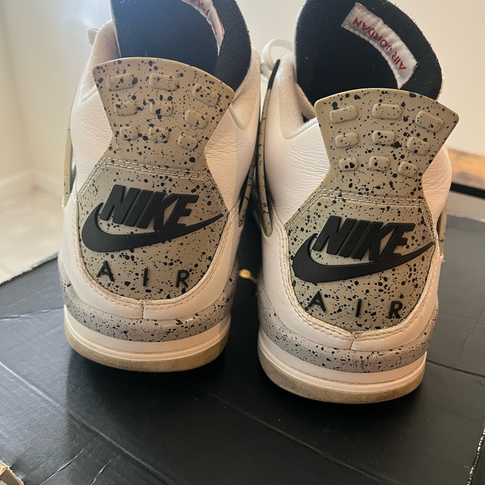 Jordan 4 white cement, OG size 12